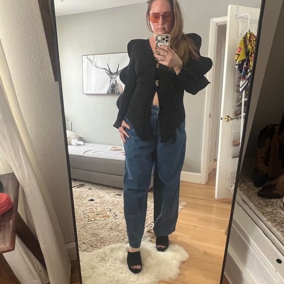 NWT Banana Republic wide leg luxe trouser jeans - Picture 6 of 7